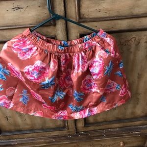 Gymboree girls satin skirt